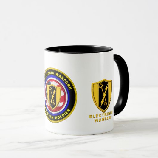 Proud Army Veteran Elektronischer Krieg Tasse (VorderseiteRechts)