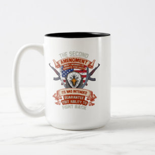 Proud Army Veteran - Militärische amerikanische Fl Zweifarbige Tasse