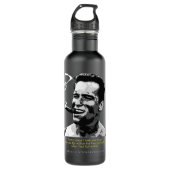 Proud Arnold Schwarzenegger Zitat Edelstahlflasche (Vorderseite)