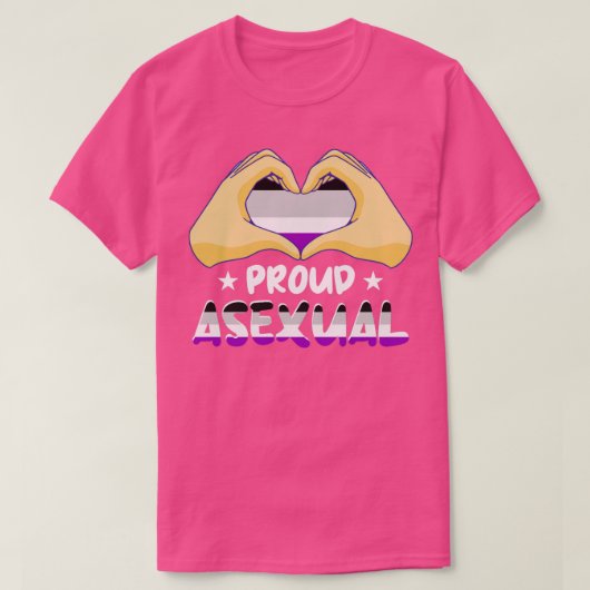 Proud Asexual T-Shirt (Design vorne)