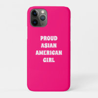 Proud Asian American Girl, heiß rosa weiß