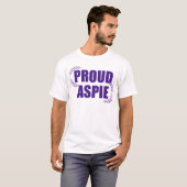 Proud Aspie Hübsches Lila Asperger-Syndrom T-Shirt (Vorne ganz)