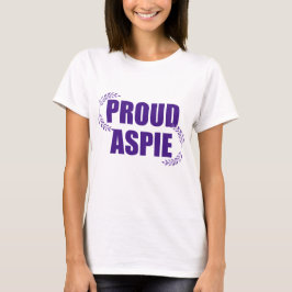 Proud Aspie Hübsches Lila Asperger-Syndrom T-Shirt