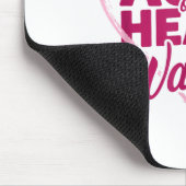 Proud Aunt Of A Heart Warrior, Open Heart Byp Surg Mousepad (Ecke)