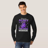 Proud Aunt Of A Turner Syndrome Warrior Awareness  T-Shirt (Vorne ganz)