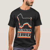 Proud Australian Terrier Eigentümer Retro Shirt, A T-Shirt (Vorderseite)
