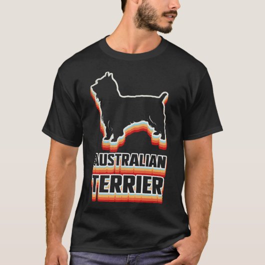 Proud Australian Terrier Eigentümer Retro Shirt, A T-Shirt (Vorderseite)