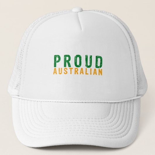 Proud Australier Truckerkappe (Vorderseite)