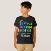 Proud Autism Brother T-Shirt (Vorne ganz)