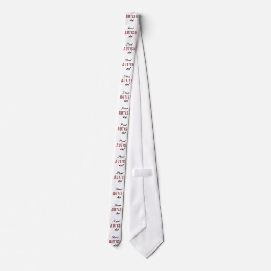 Proud autism dad krawatte (Rückseite)