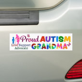 Proud Autism Grandma Autoaufkleber (Auf Auto)