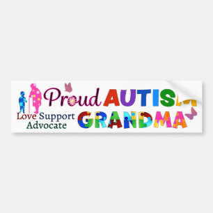 Proud Autism Grandma Autoaufkleber