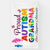 Proud Autism Grandma Banner (Vertikal)