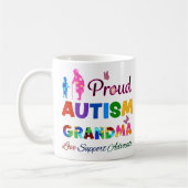 Proud Autism Grandma Kaffeetasse (Links)
