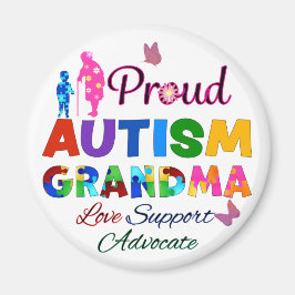 Proud Autism Grandma Magnet