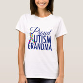 Proud Autism Grandma T-Shirt (Vorderseite)