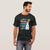 Proud Autism Husband Llama Puzzle Autismus Bewusst T-Shirt (Vorne ganz)