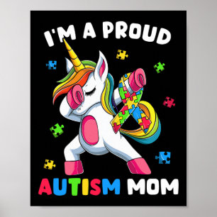 Proud Autism Mama Dab Dance Poster