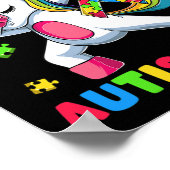 Proud Autism Mama Dab Dance Poster (Ecke)