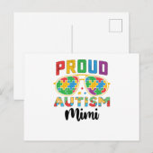 Proud Autism Mimi Mama Bewusstsein Postkarte (Vorne/Hinten)