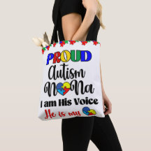 Proud Autism Nana Einkaufstasche