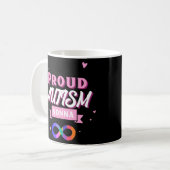 Proud Autism Nonna Kaffeetasse (Vorderseite Links)