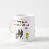 Proud Autism Parents Kaffeetasse (Vorderseite Links)