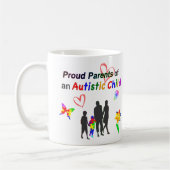 Proud Autism Parents Kaffeetasse (Links)