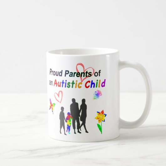 Proud Autism Parents Kaffeetasse (Rechts)