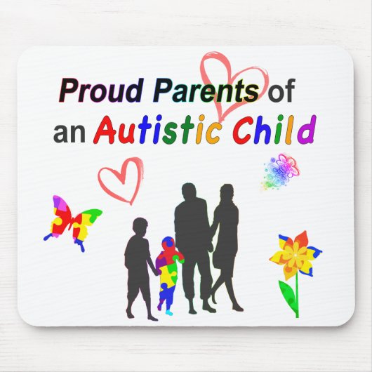 Proud Autism Parents Mousepad (Vorne)