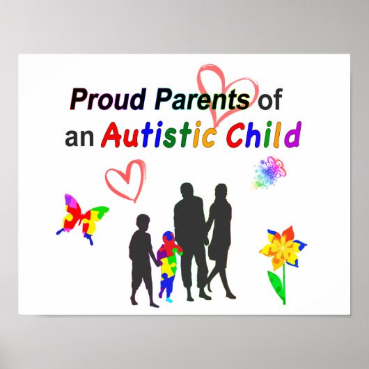 Proud Autism Parents Poster (Vorne)