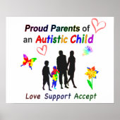 Proud Autism Parents Poster (Vorne)