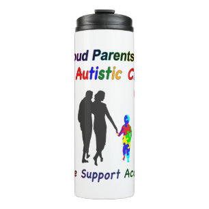Proud Autism Parents Thermosbecher