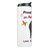 Proud Autism Parents Thermosbecher (Nach links gedreht)