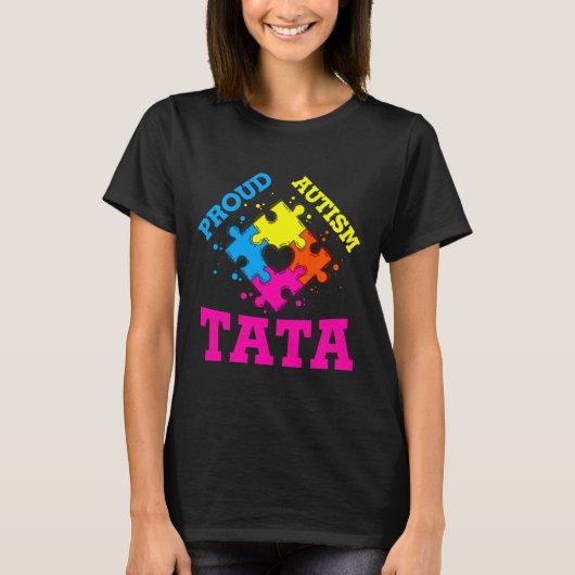 Proud Autism Tata T-Shirt (Vorderseite)