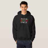 Proud Autism Uncle Matching Family Autism Awarenes Hoodie (Vorne ganz)