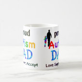 Proud Autism Vater Kaffeetasse (Mittel)