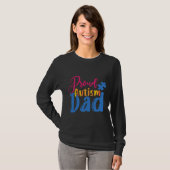 Proud Autism Vater T-Shirt (Vorne ganz)