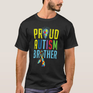 Proud Autismus Bruder Geschwister Autismus Tag der T-Shirt