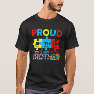 Proud Autismus Bruder Niedlich Autismus Bewusstsei T-Shirt