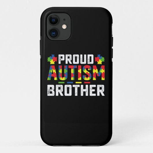 Proud Autismus Brüderwissen Autistische Familie Case-Mate iPhone Hülle (Rückseite)