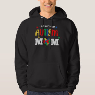 Proud Autismus Mama Autismus Bewusstsein Mutter Vi Hoodie