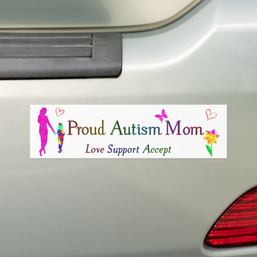 Proud-Autismus-Mama Autoaufkleber (Auf Auto)