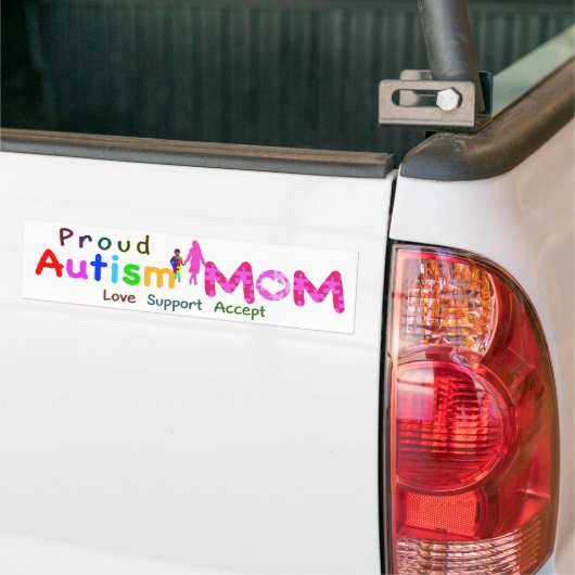 Proud-Autismus-Mama Autoaufkleber (Auf Lkw)
