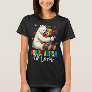 Proud Autismus Mama Bären Autismus Bewusstsein Aut T-Shirt
