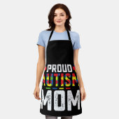 Proud Autismus Mama Bewusstsein Autistische Famili Schürze (Getragen)