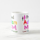 Proud-Autismus-Mama Kaffeetasse (Mittel)