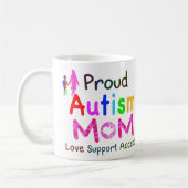 Proud-Autismus-Mama Kaffeetasse (Links)