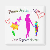 Proud-Autismus-Mama Magnet (Vorne)