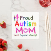 Proud-Autismus-Mama Serviette (Beispiel)